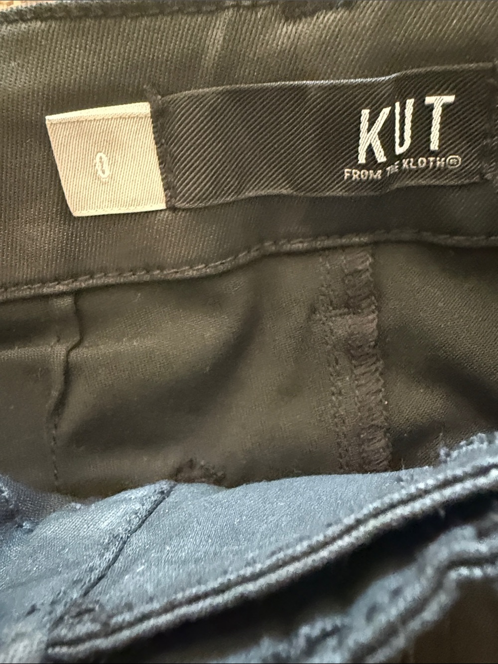 Kut from the Kloth Black Coated Skinny Jeans - Picture 6 of 8